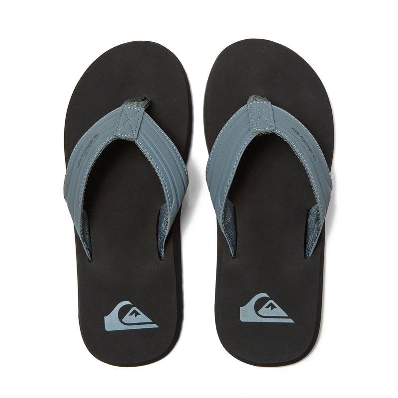 Quiksilver Men's Monkey Wrench 3 Point Sandal, Grey/Black/Grey, 10 M US - Image 4